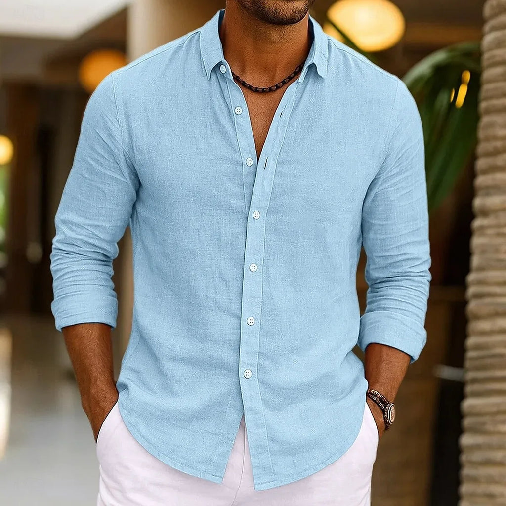 Camisa elegante de algodón