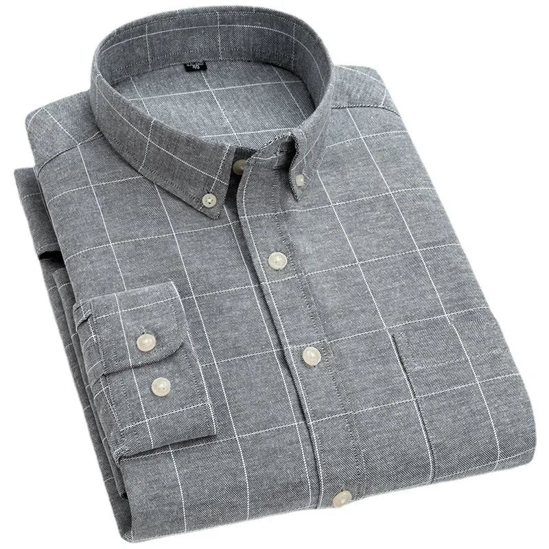 Camisa de algodón de manga larga