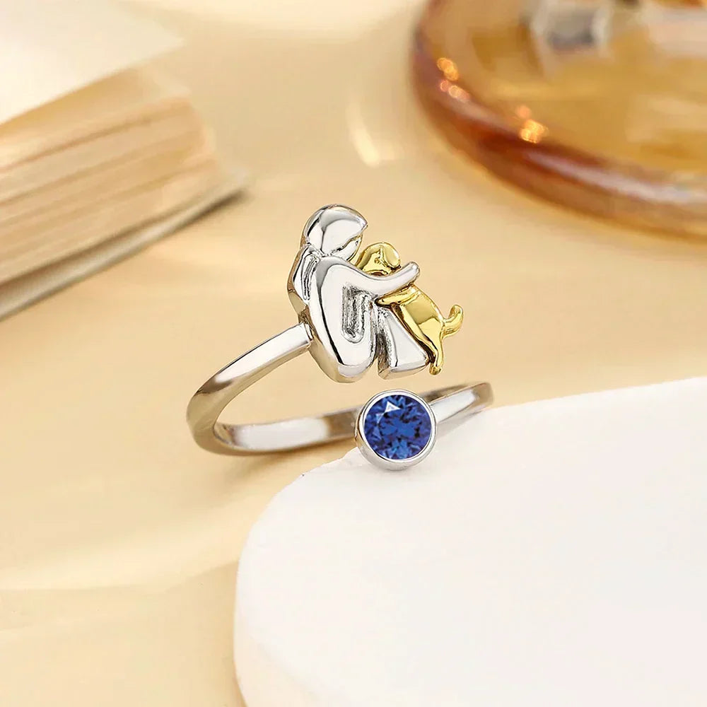 ROSE | Anillo con Icono de Perro