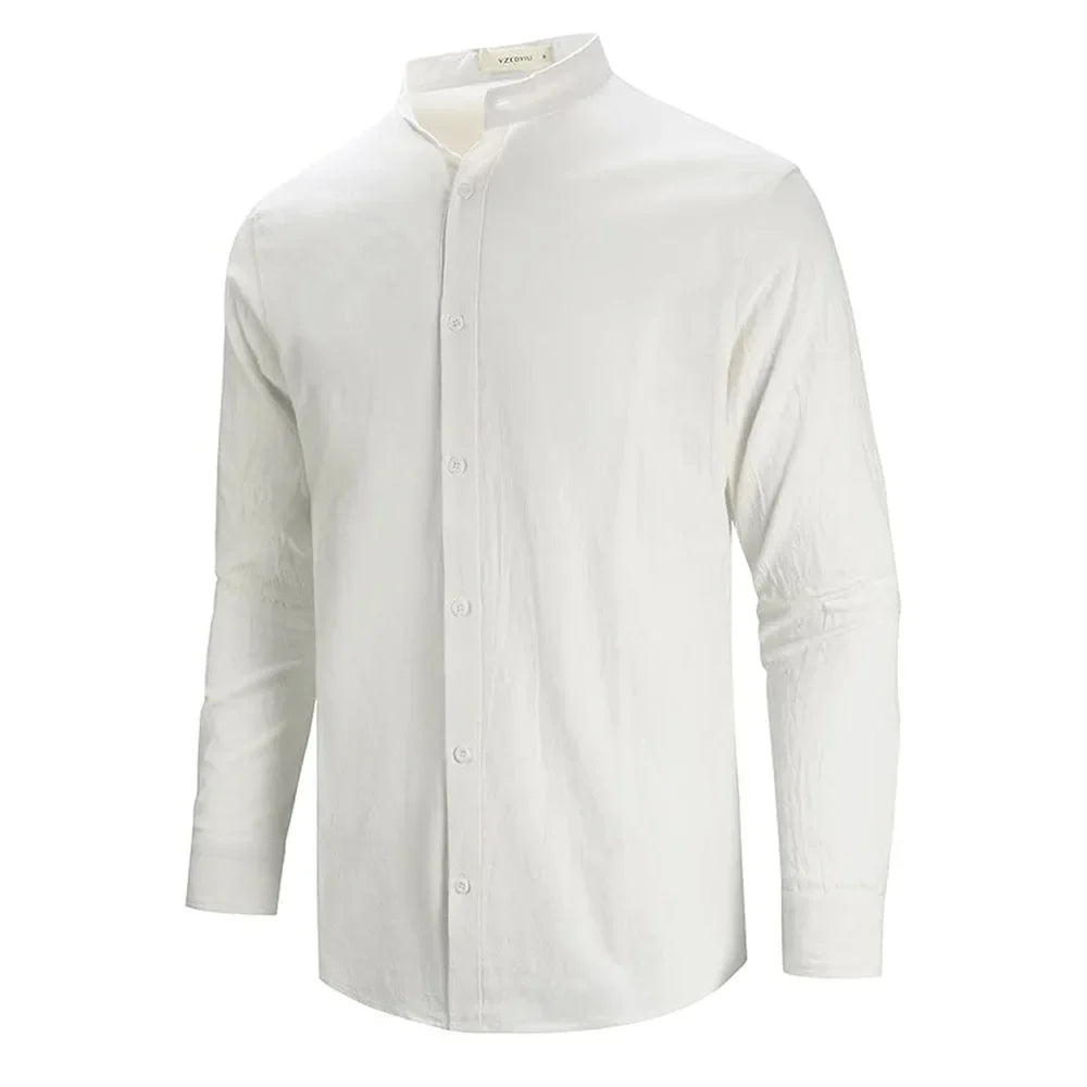 Camisa elegante y ligera de lino