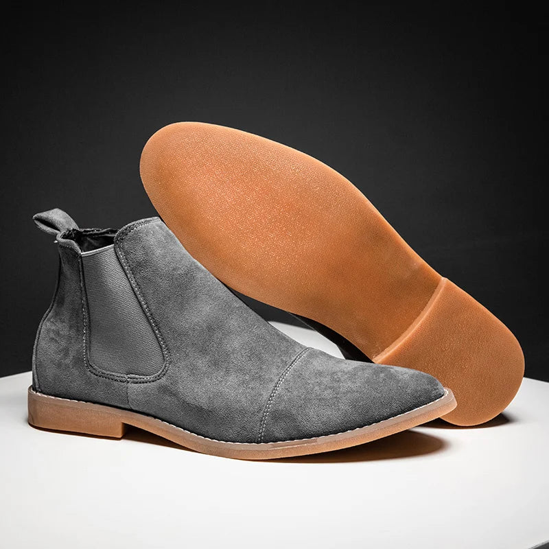 Botines elegantes de ante