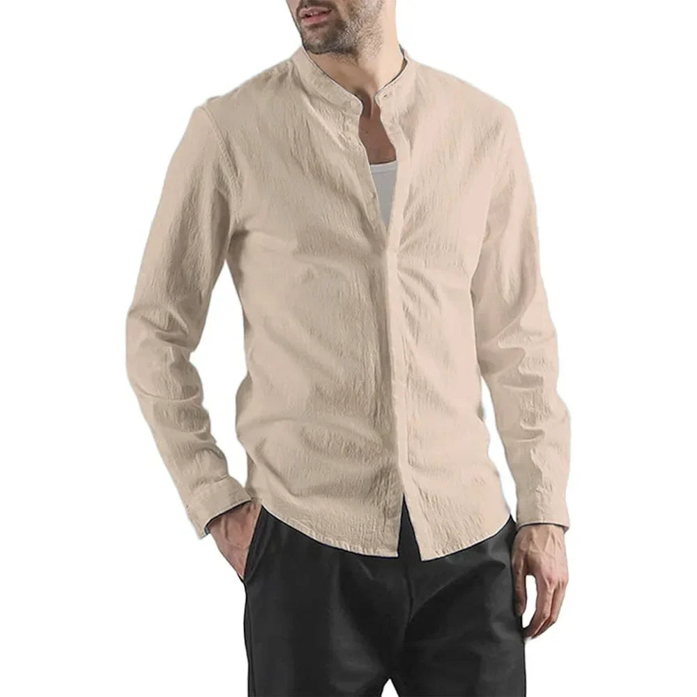 Camisa elegante y ligera de lino
