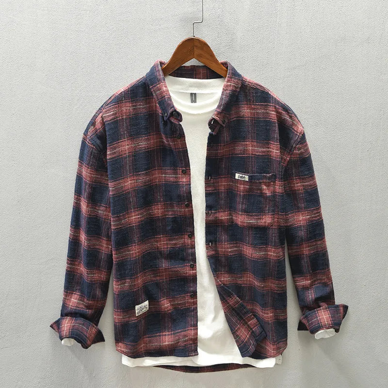 Camisa elegante a cuadros