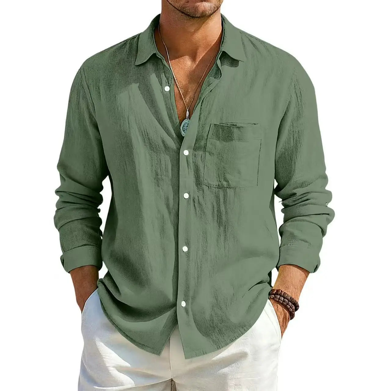 Camisa informal de hombre