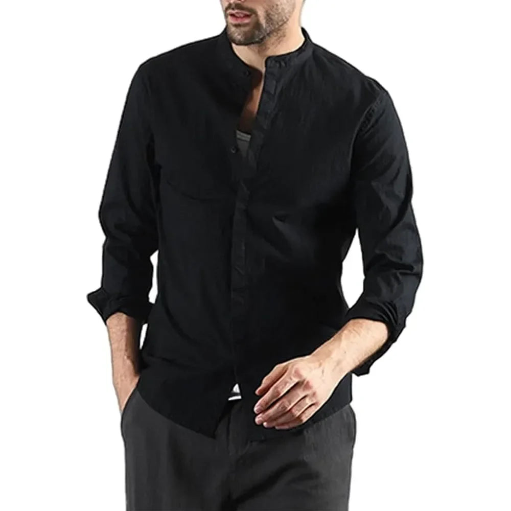 Camisa elegante y ligera de lino
