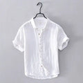 Elegante camisa de verano de lino