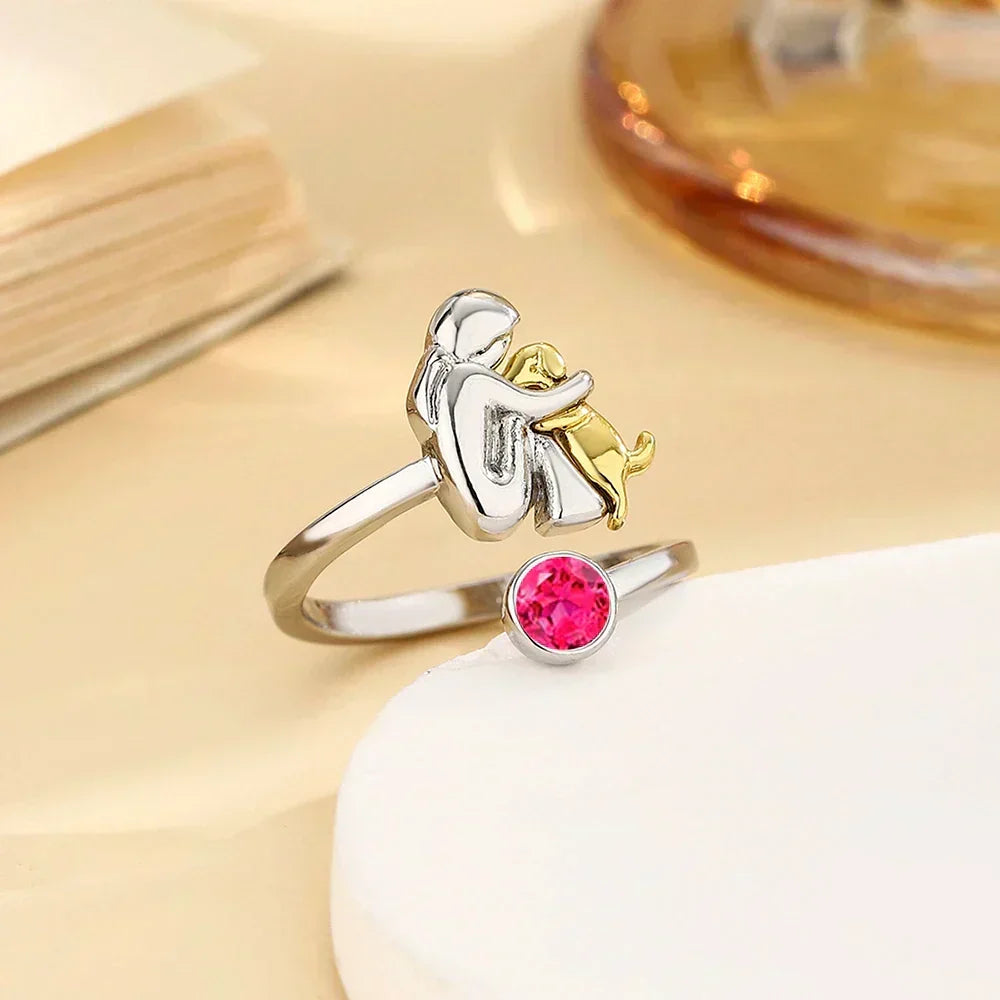 ROSE | Anillo con Icono de Perro