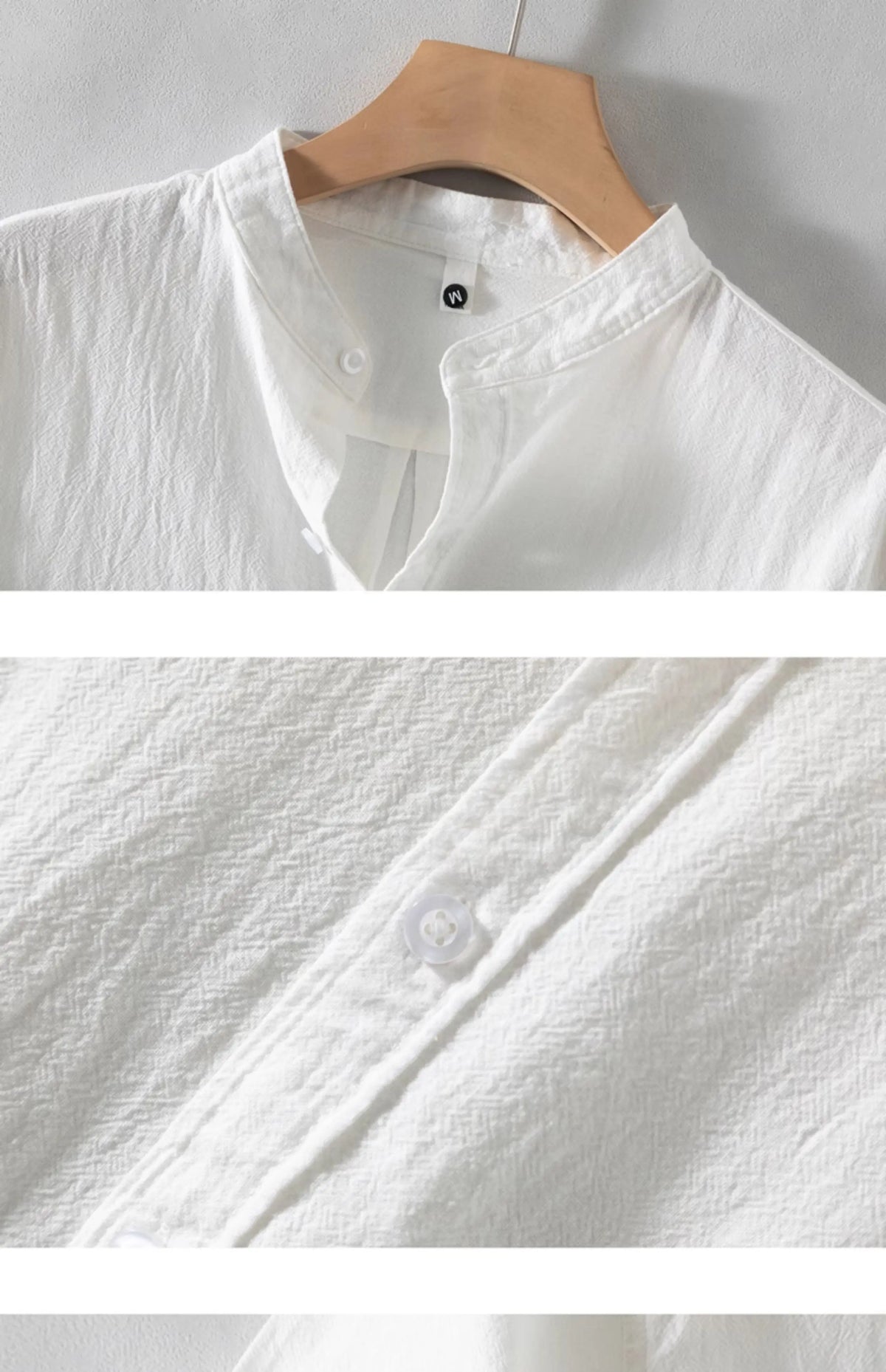 Camisa de algodón transpirable
