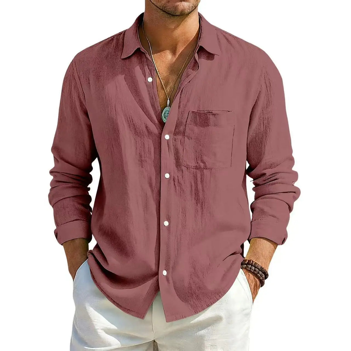 Camisa informal de hombre