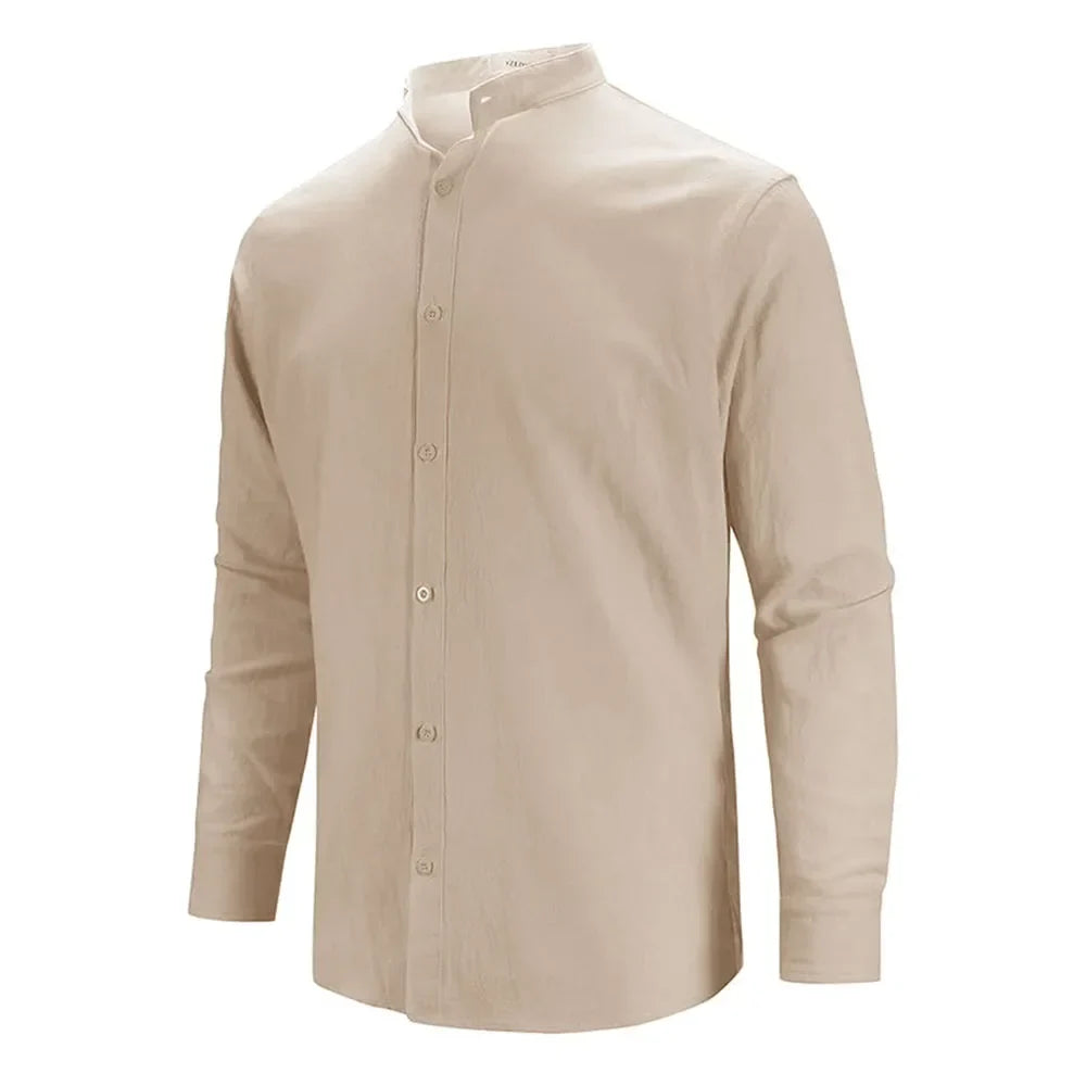 Camisa elegante y ligera de lino