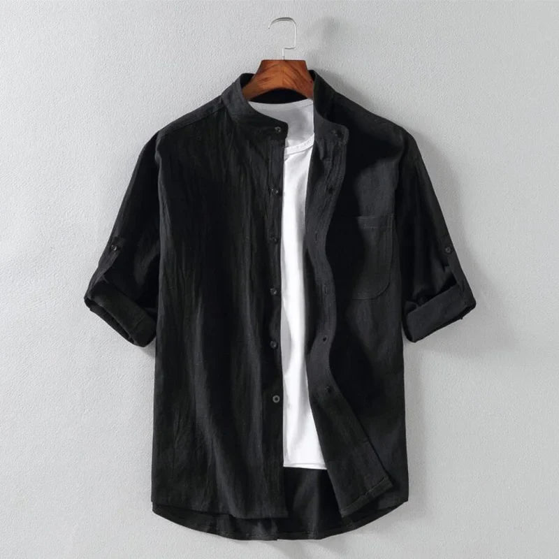 Camisa informal de lino