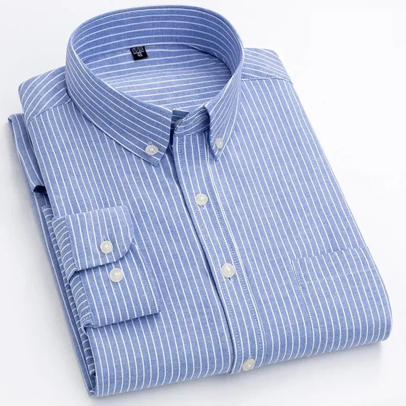 Camisa de algodón de manga larga