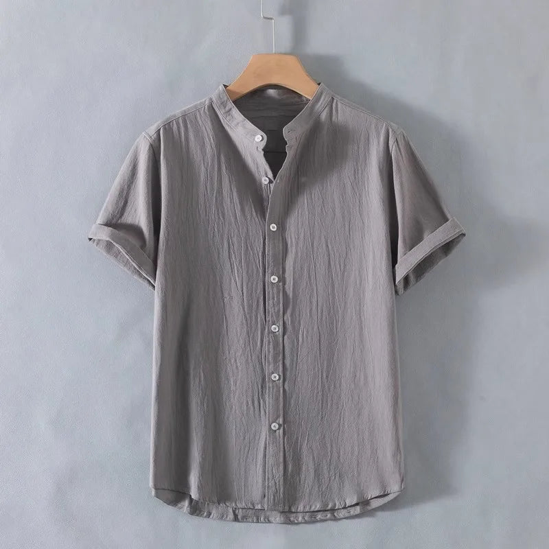 Camisa de algodón transpirable
