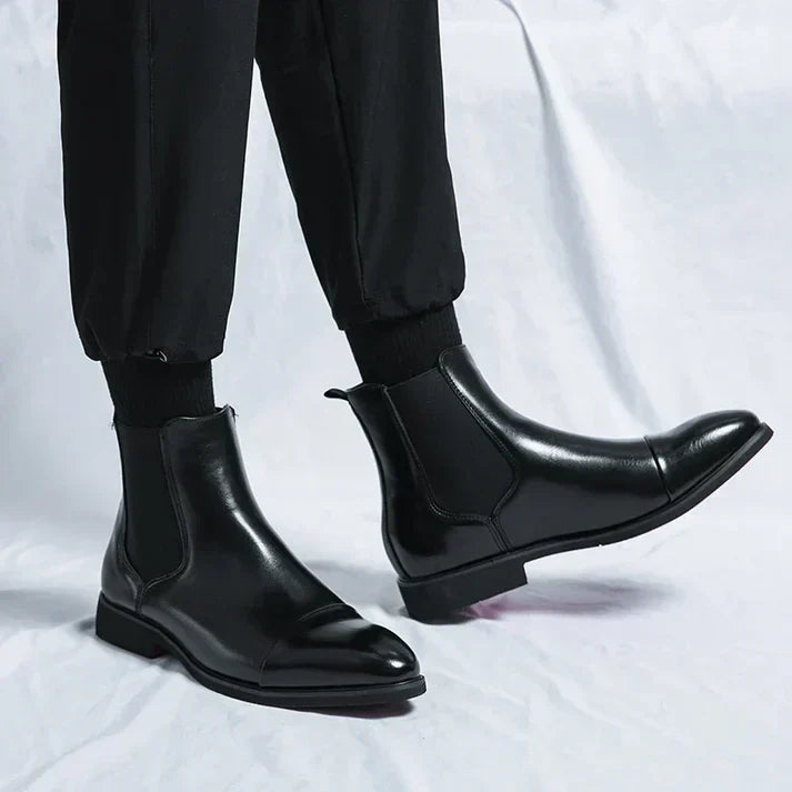 Botines Chelsea de cuero premium