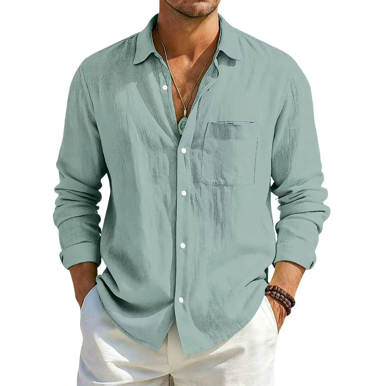 Camisa informal de hombre