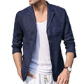 Elegante chaqueta de lino
