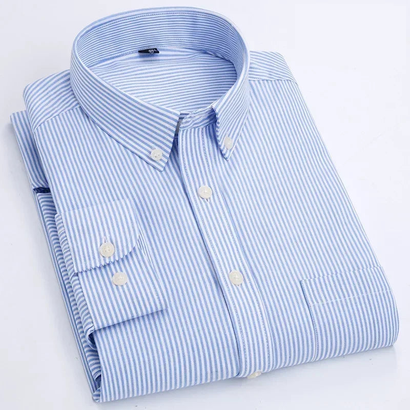 Camisa de algodón de manga larga