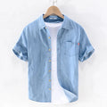 Camisa vaquera de manga corta