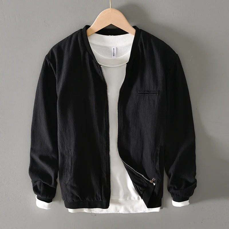 Chaqueta de lino italiana