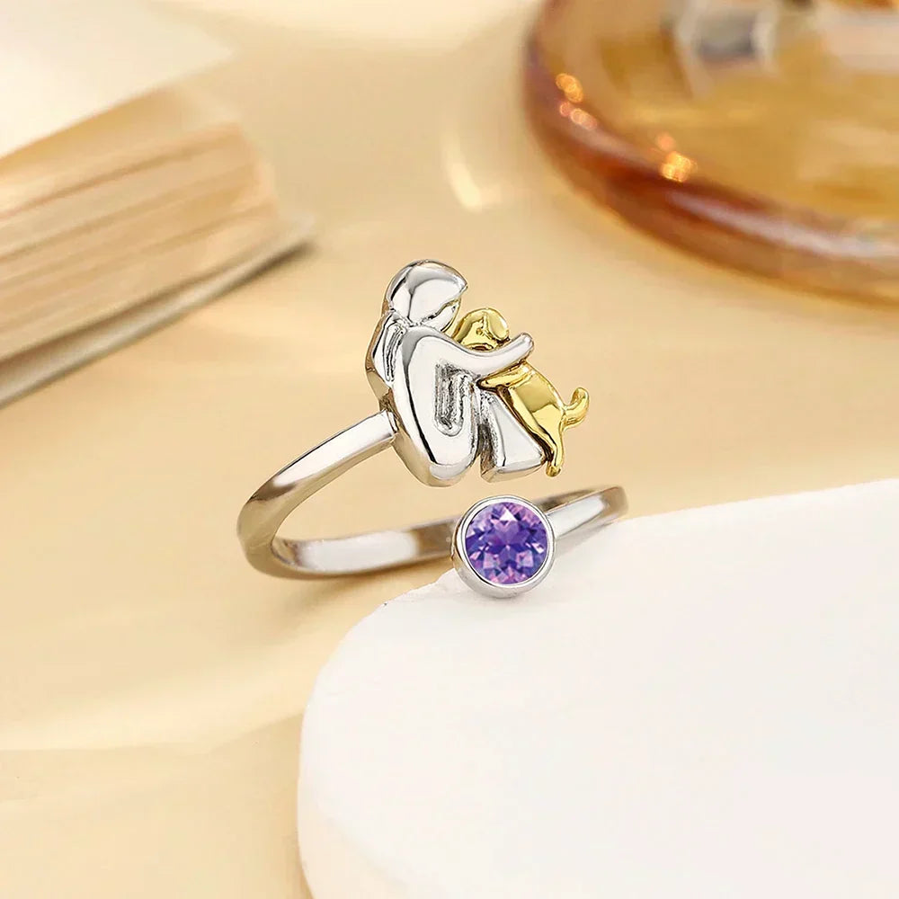 ROSE | Anillo con Icono de Perro
