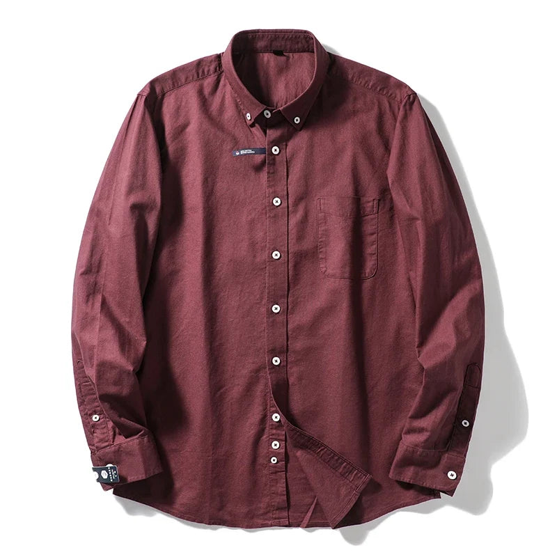 Camisa de algodón para hombre