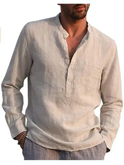 Camisa de algodón transpirable