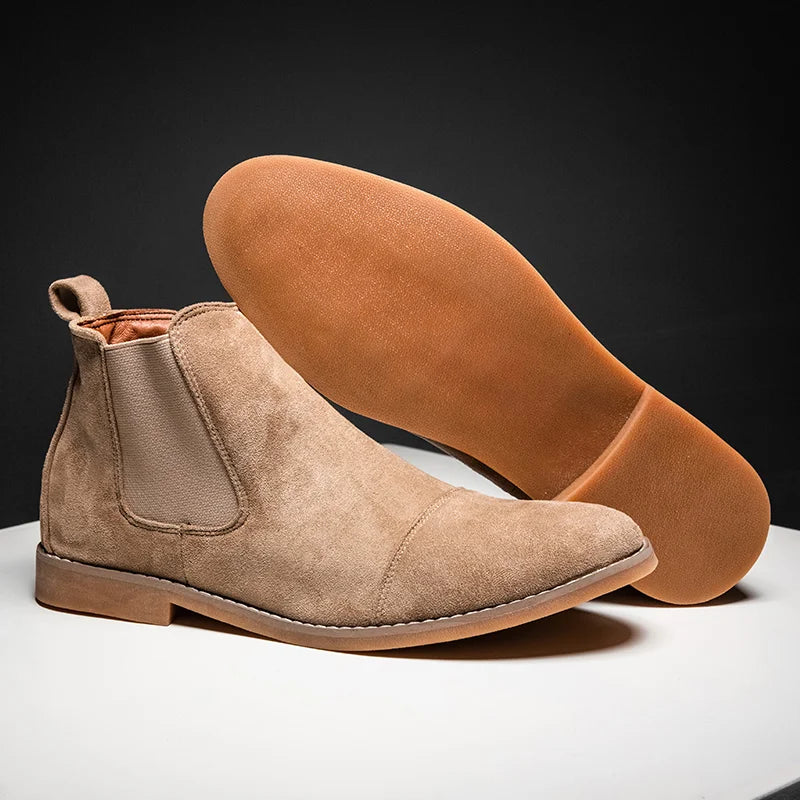 Botines elegantes de ante