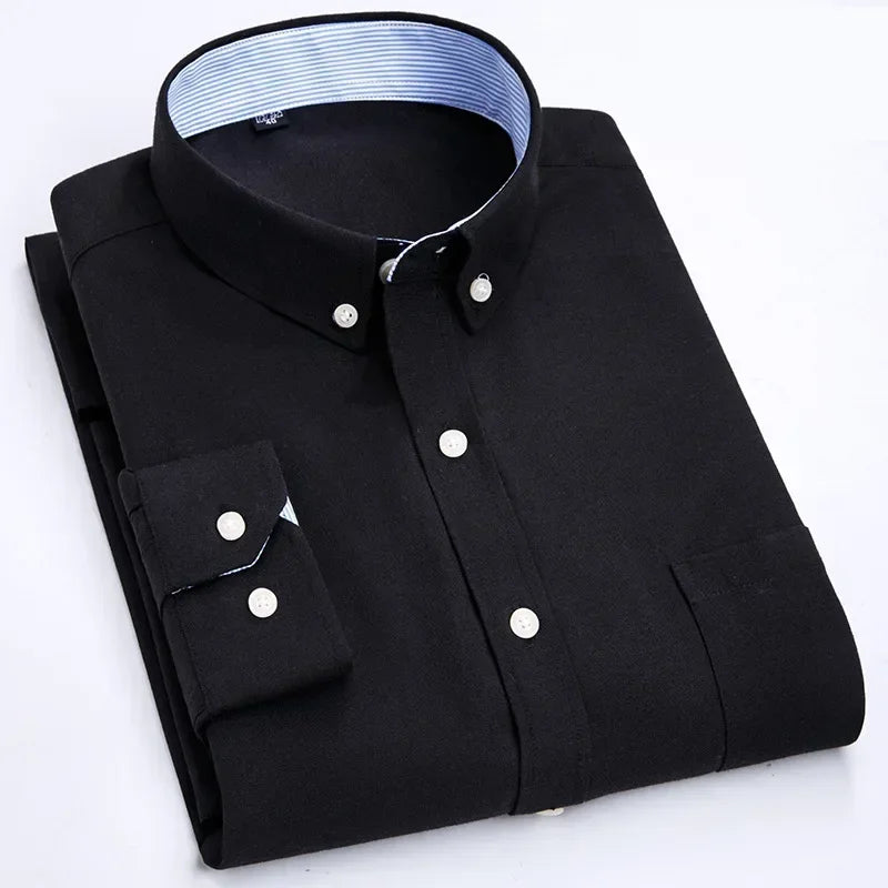 Camisa de algodón de manga larga