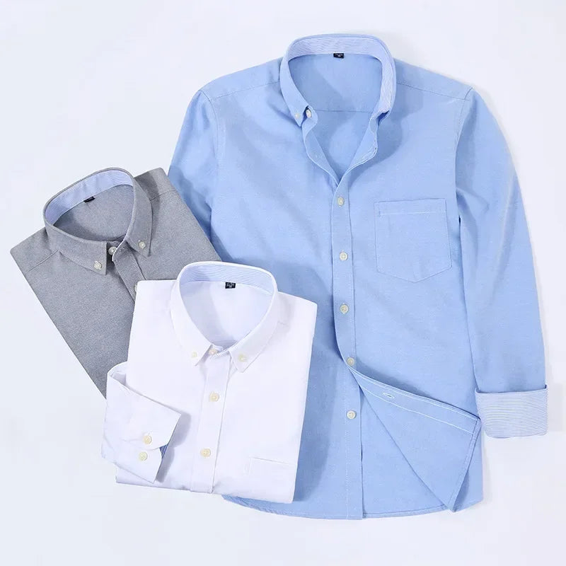 Camisa de algodón de manga larga