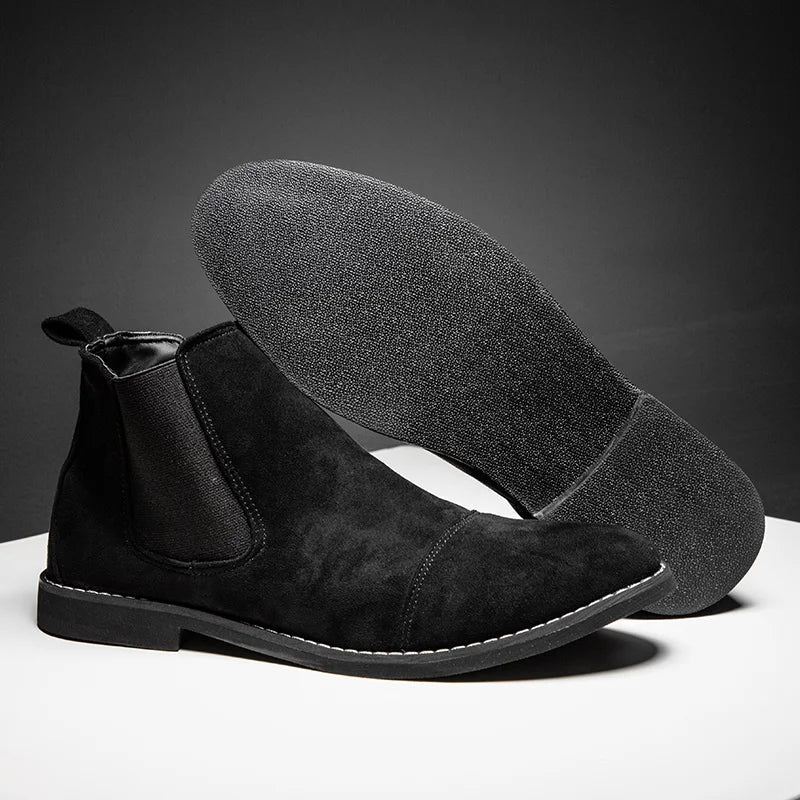 Botines elegantes de ante