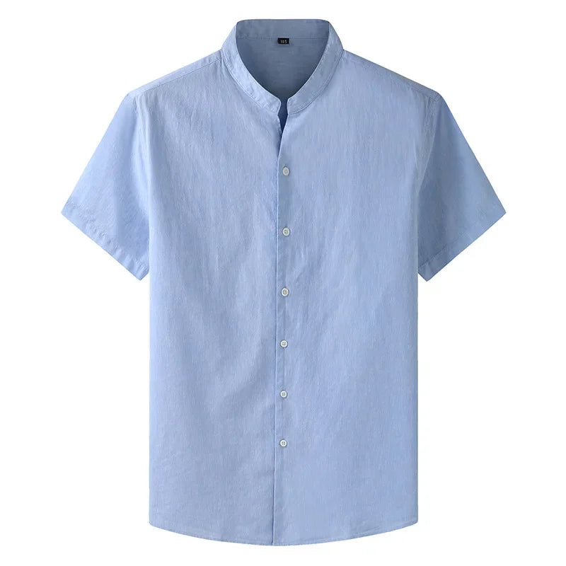 Camisa informal de algodón