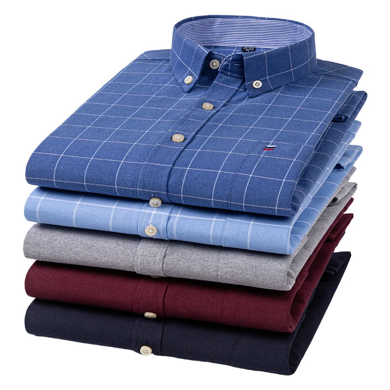 Camisa informal de algodón