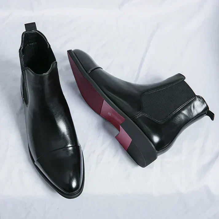 Botines Chelsea de cuero premium