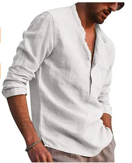 Camisa de algodón transpirable