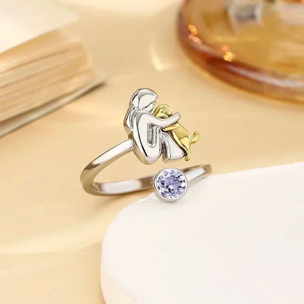 ROSE | Anillo con Icono de Perro
