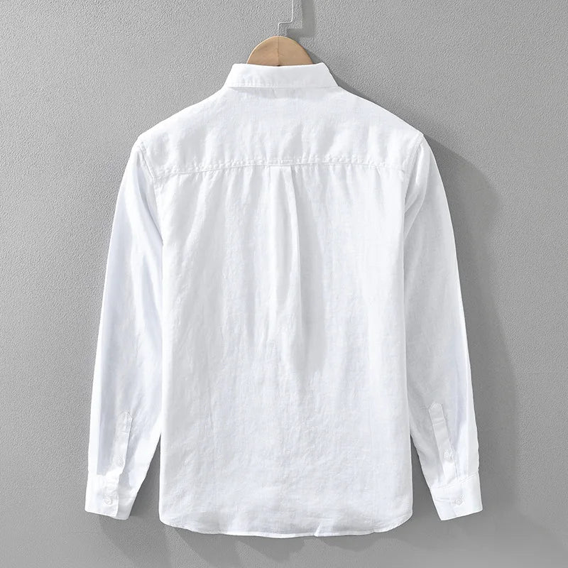 Camisa informal de lino