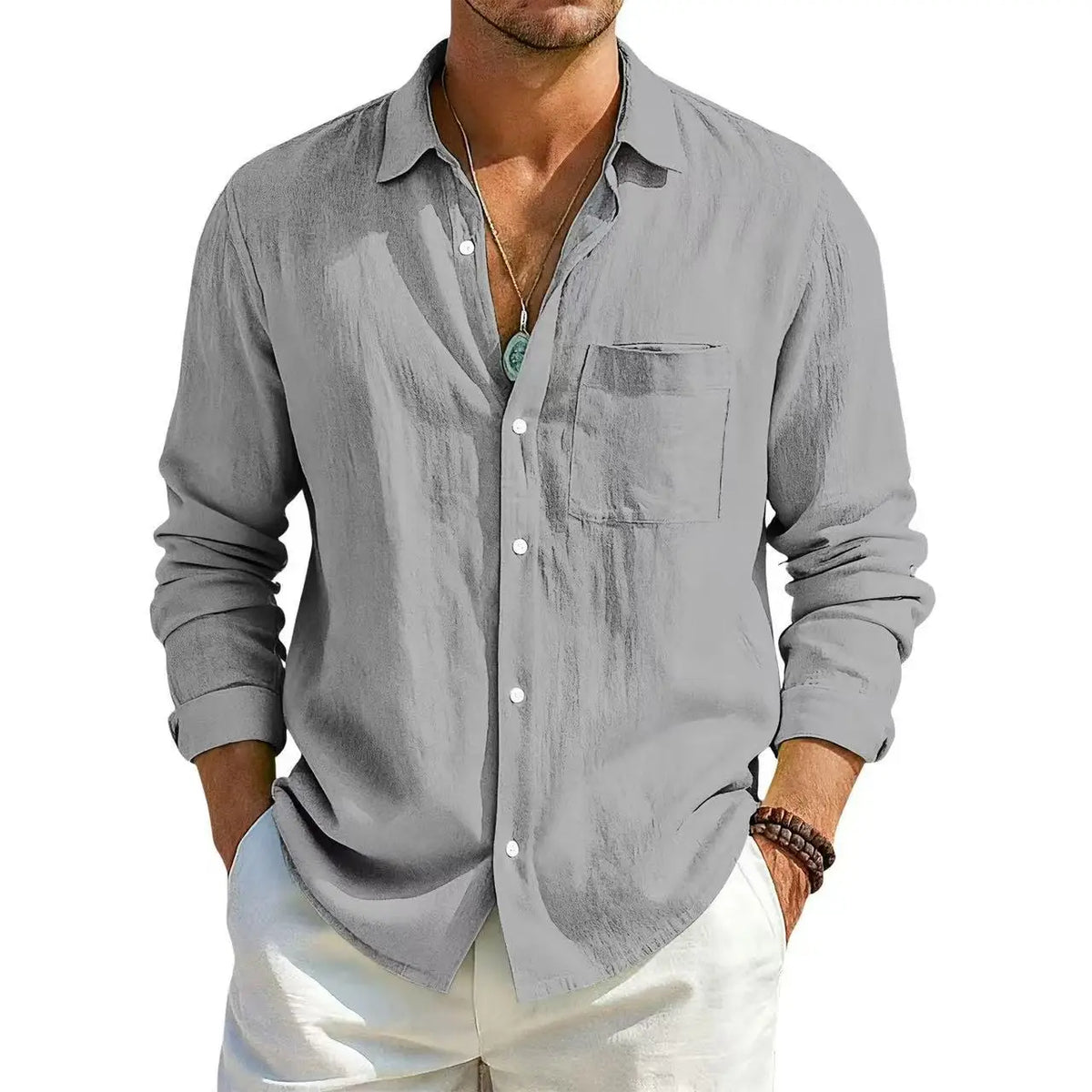 Camisa informal de hombre