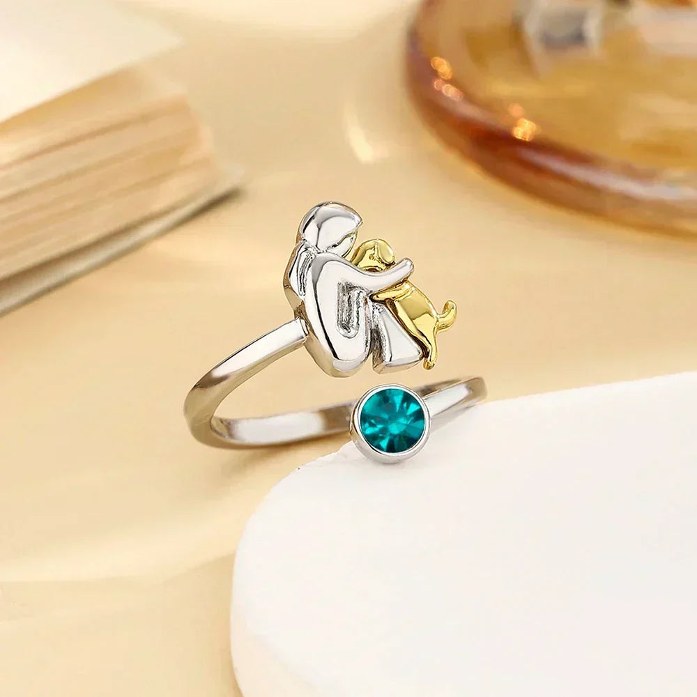 ROSE | Anillo con Icono de Perro