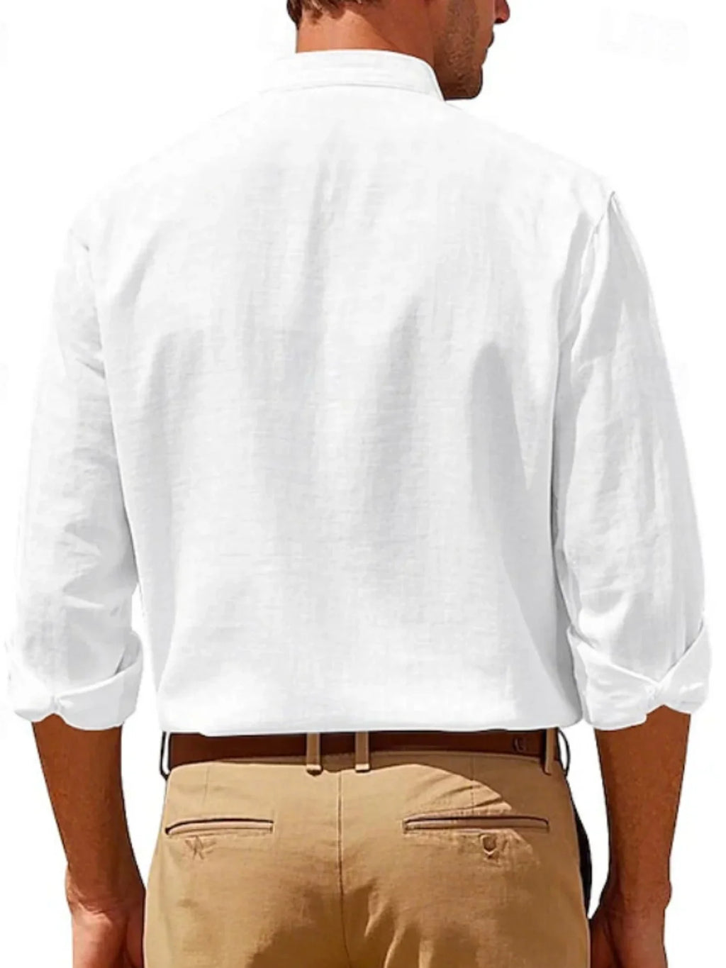Elegante camisa de verano de lino