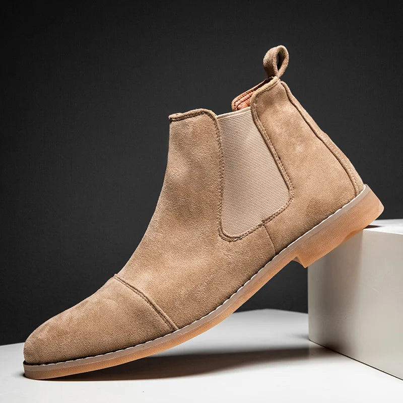 Botines elegantes de ante