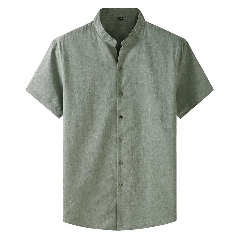 Camisa informal de algodón