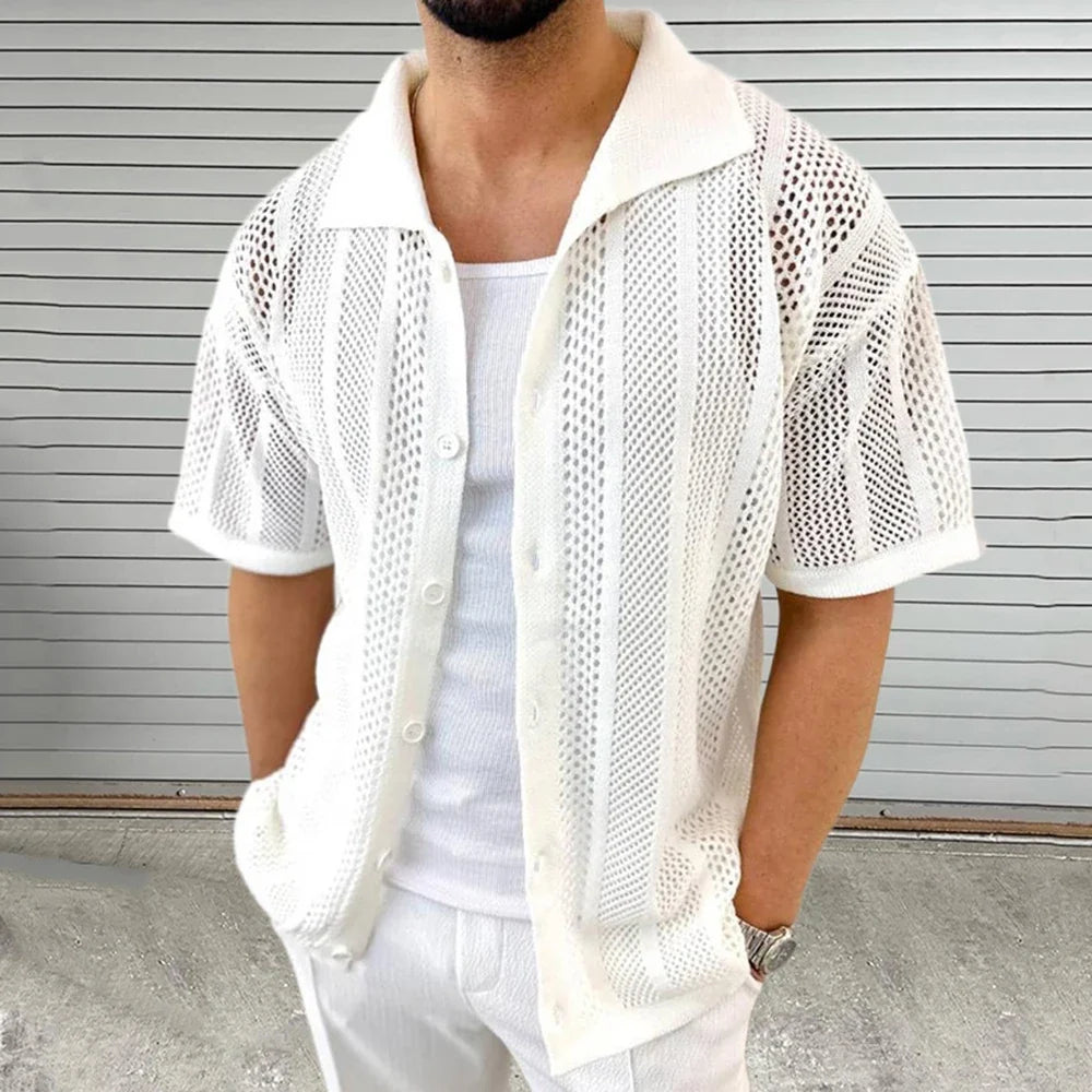 Camisa elegante de punto