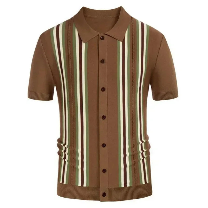 Camisa de punto de manga corta