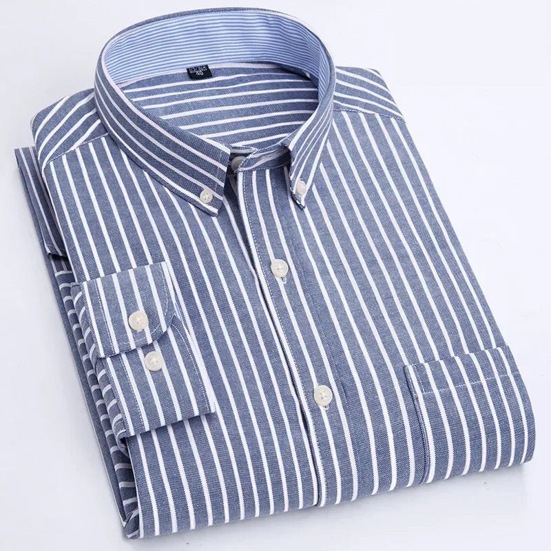 Camisa de algodón de manga larga