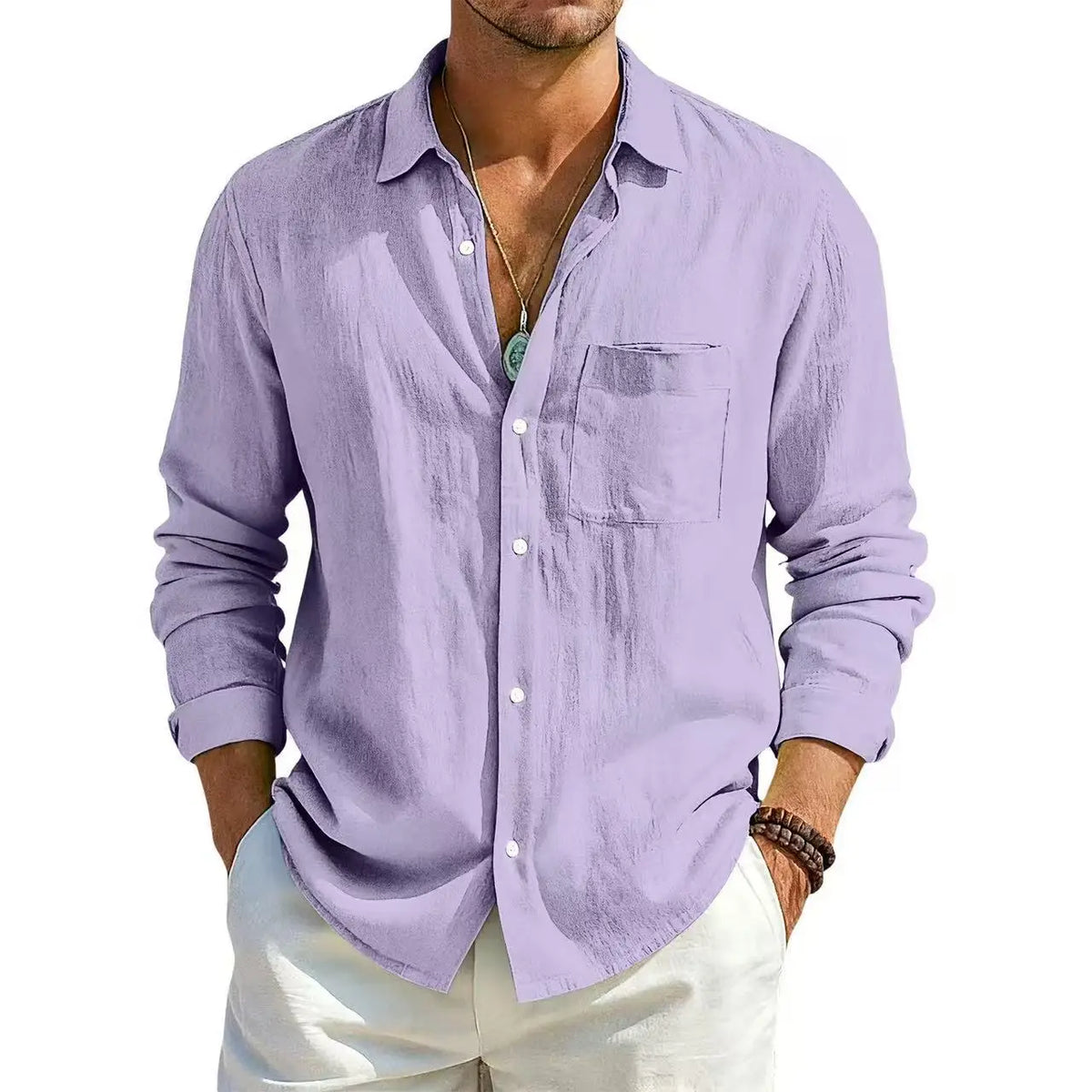 Camisa informal de hombre