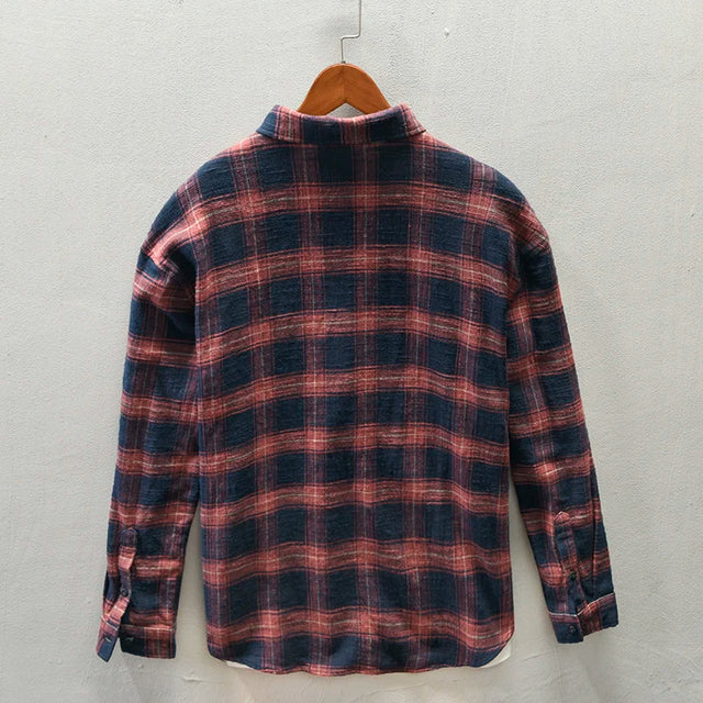 Camisa elegante a cuadros