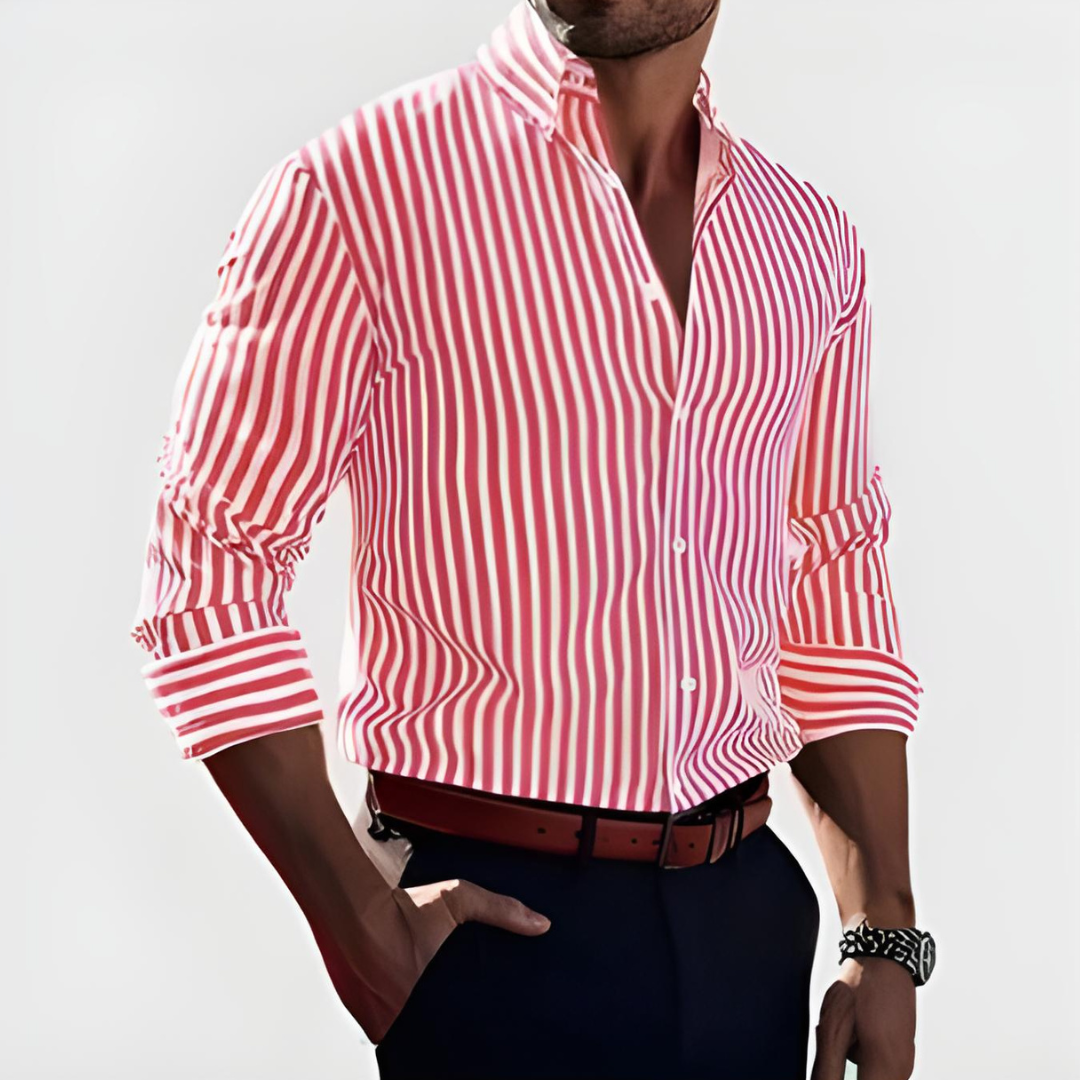 Camisa elegante a rayas