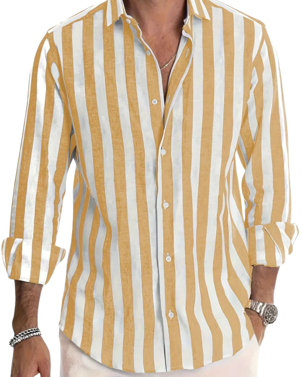 Camisa de verano a rayas