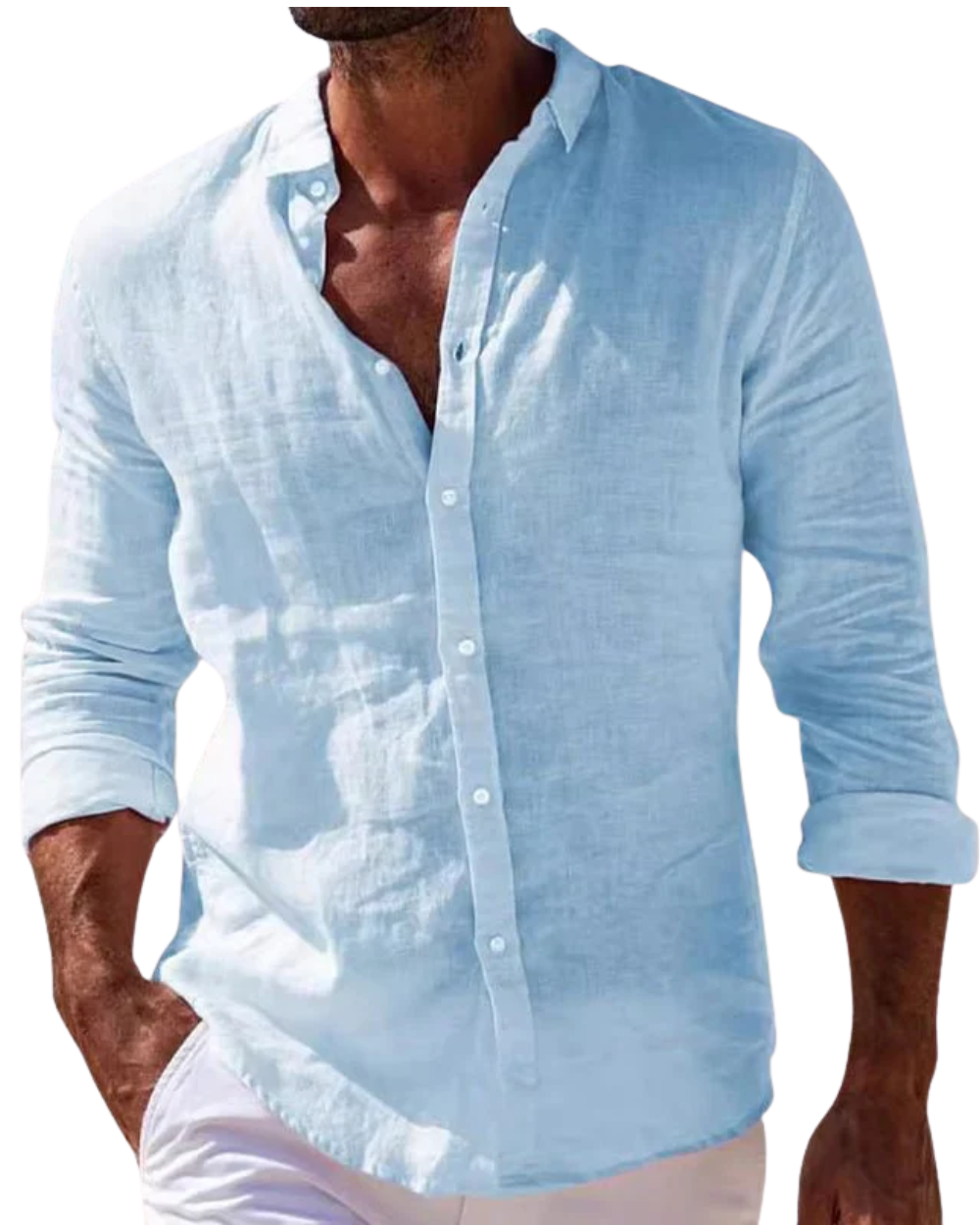 Camisa elegante de lino