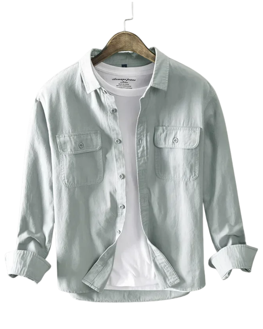 Camisa elegante de algodón